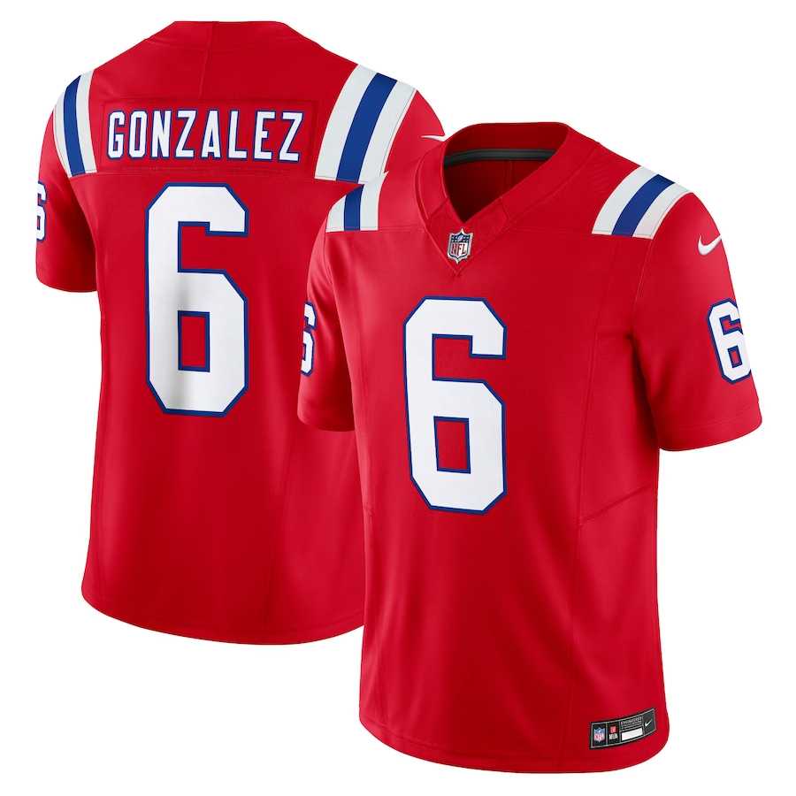 Men & Women & Youth New England Patriots #6 Christian Gonzalez Red 2023 F.U.S.E. Vapor Limited Jersey,We sell and wholesale Men & Women & Youth New England Patriots #6 Christian Gonzalez Red 2023 F.U.S.E. Vapor Limited Jersey on line form chian!